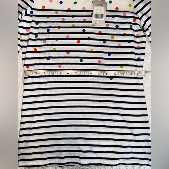 NWT Boden Breton Stripe + Polka Dot Long Sleeve Top Women’s 4 - Picture 10 of 13